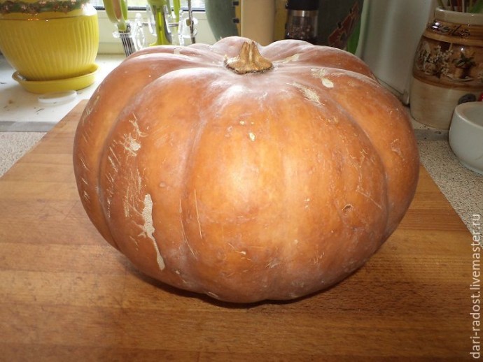​Вторая жизнь прошлогодней тыквы: часть 1