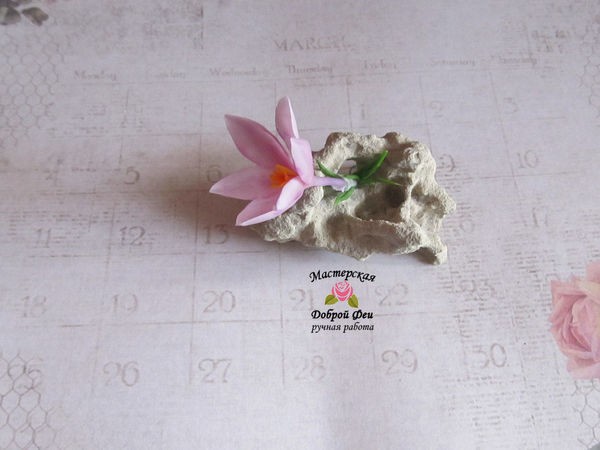 Как слепить реалистичный крокус из фарфора: часть 2 Как слепить реалистичный крокус из фарфора: часть 2