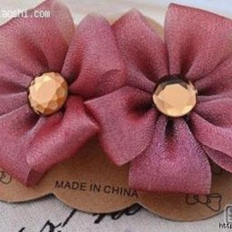 Цветы из органзы или шифона: мастер-класс