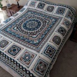 ​Восхитительные покрывала из мотивов