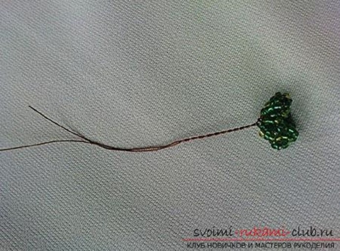Бонсай из бисера и рубки