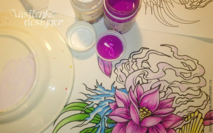 Декорируем футболку "Легкий бриз" стразами Swarovski: часть 2