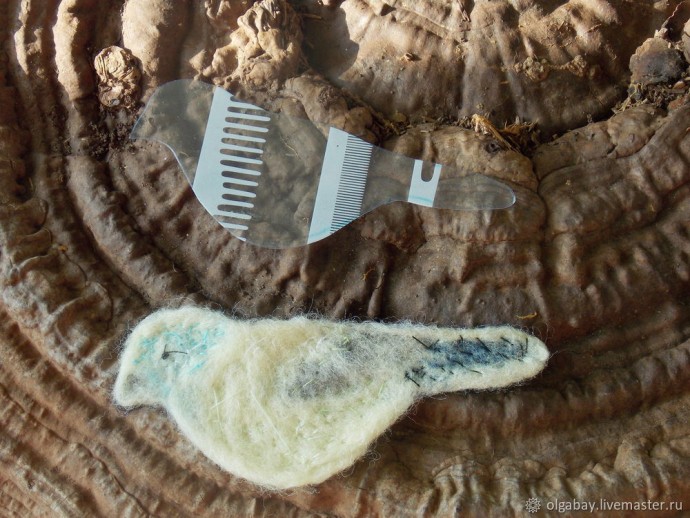 Делаем брошь "Синичка" из войлока и бисера: часть 2 Делаем брошь "Синичка" из войлока и бисера: часть 2