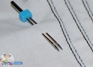 Как шить двойной иглой