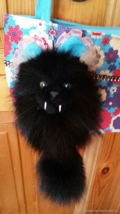 Мастерим брелок "Кот Мяукала": часть 3