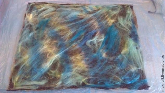 Валяный конверт - трансформер для новорождённого: часть 2