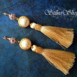 Создаем модные серьги-кисти