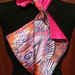 Шьем стильную французскую косынку