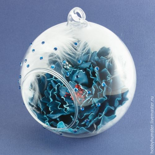 ​Создаем цветок из кожи в шарике: часть 3