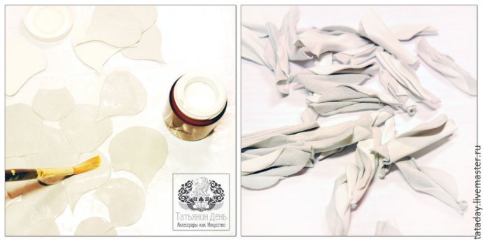 ​Создаем кожаную брошь-розу: часть 1