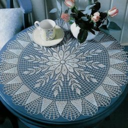 ​Большие салфетки крючком