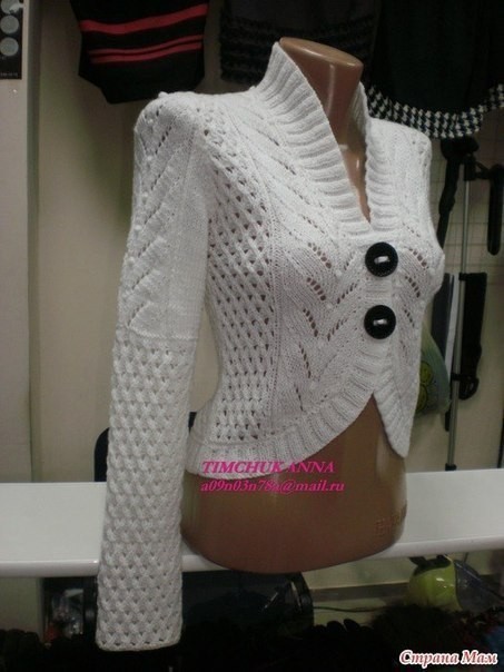 ​Изумительной красоты белый жакет