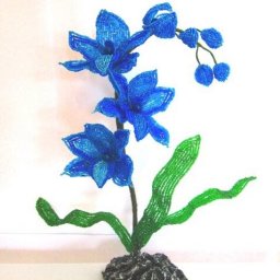 Орхидея из бисера