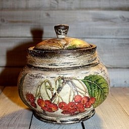 ​Искусственное состаривание "Горшочек для хранения": часть 1