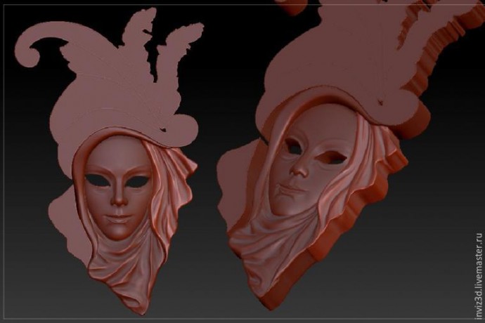 ​Изготавливаем маску в венецианском стиле с применением 3D технологий: часть 1