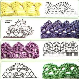 Кайма крючком
