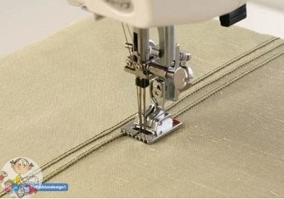 Как шить двойной иглой