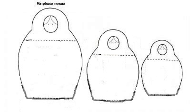 Шьём комплект чехлов "Матрёшки" для декоративных подушек: часть 1 Шьём комплект чехлов "Матрёшки" для декоративных подушек: часть 1