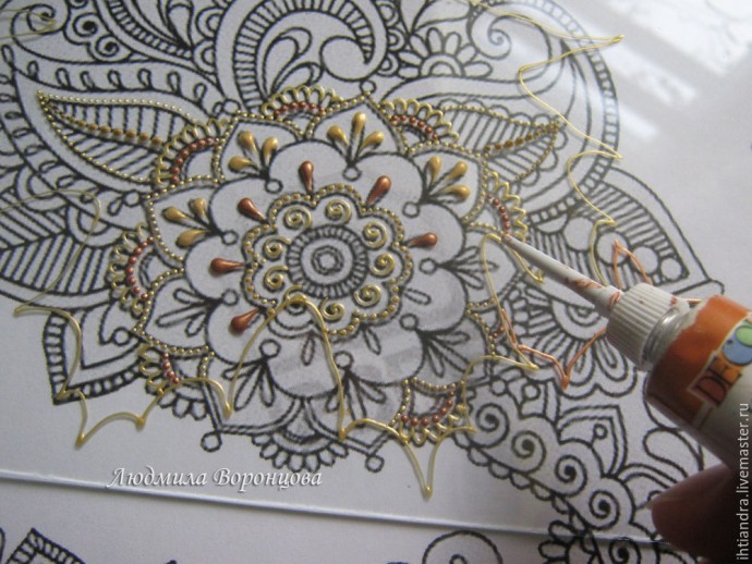 Листья в технике точечной росписи: часть 2 Листья в технике точечной росписи: часть 2