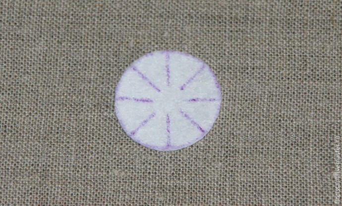 Создаем полевые цветы из фетра: часть 1