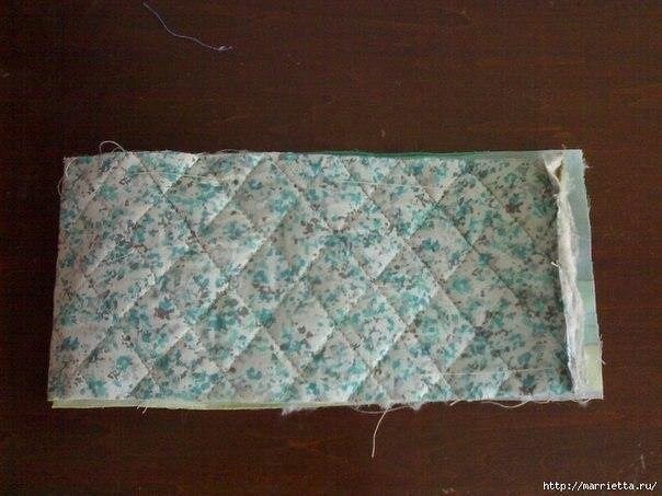 Шьем сумку для туалетных принадлежностей