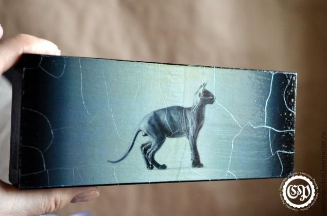 Шкатулка с кошкой: мастер-класс, часть 2