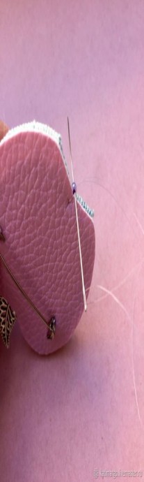 ​Создаем брошь "Яблочко" из джинсы: часть 2