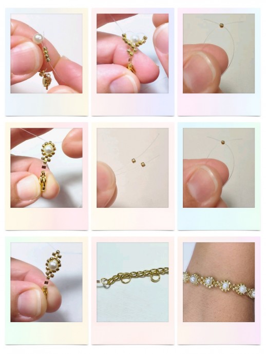 Браслет из бусин и бисера: мастер-класс