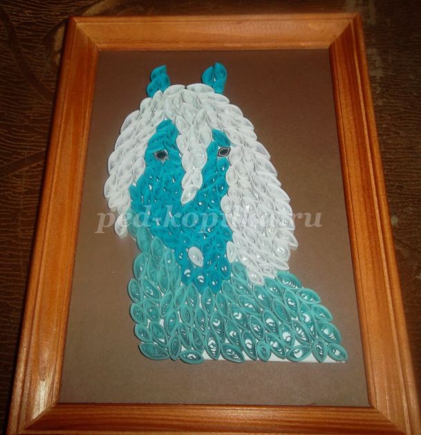 ​Делаем лошадку в технике квиллинга: мастер-класс, часть 2