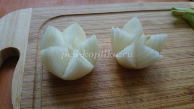 Фигурная нарезка из овощей и фруктов с фото для начинающих: часть 2