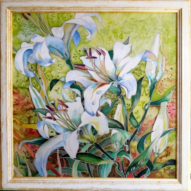 ​Холодный батик с солью: мастер-класс, часть 1