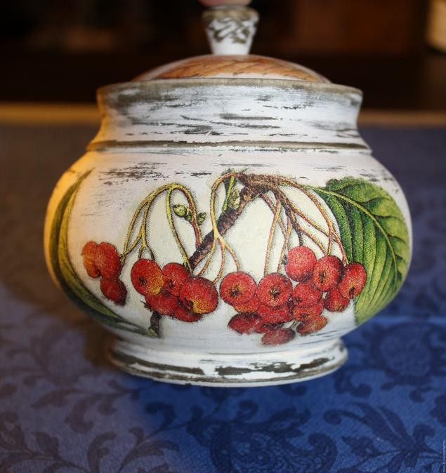 ​Искусственное состаривание "Горшочек для хранения": часть 2