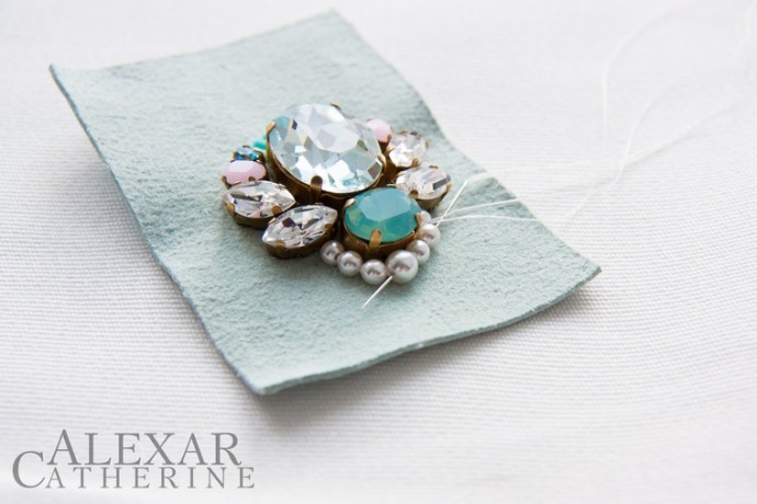 ​Колье "Бегущая по волнам": часть 1