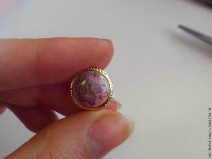 Серьги "Рассвет в Париже"