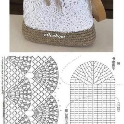 Прекрасные вязаные сумочки