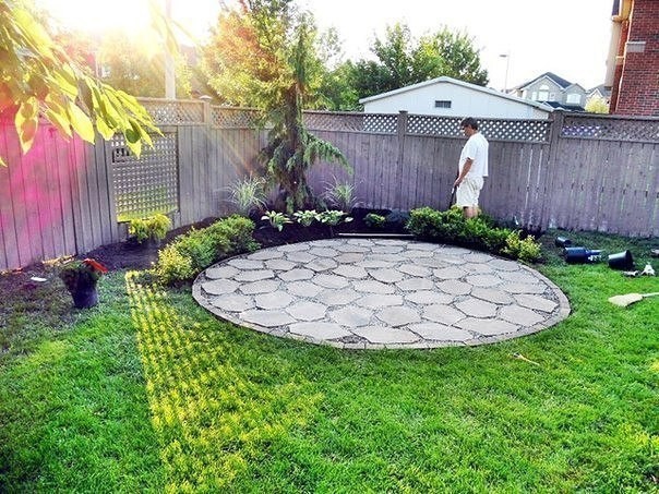 Площадка для костра своими руками