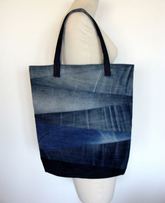 ​Что сделать из старых джинсов: шопер