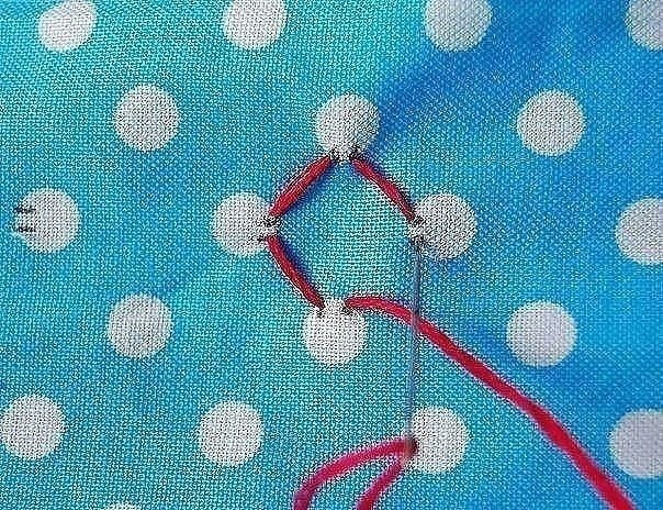 ​Делаем буфы на ткани в горошек