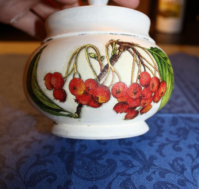 ​Искусственное состаривание "Горшочек для хранения": часть 2