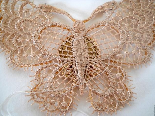 Колье "Кружевная бабочка": мастер-класс, часть 3
