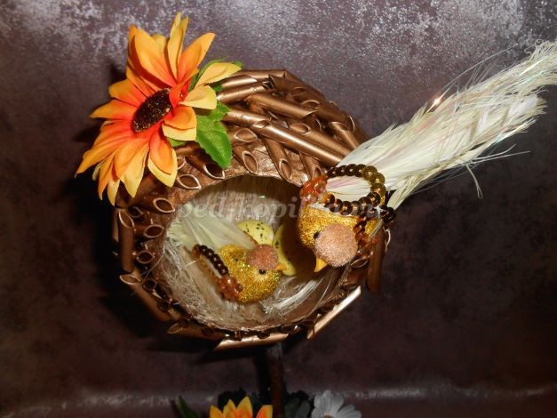 ​Топиарий "Птичье гнездышко": часть 3