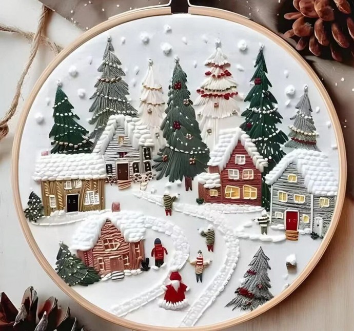 Вышивка к Новому году