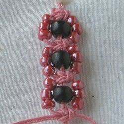 ​10 плетёных цепочек с бисером в технике макраме: часть 2