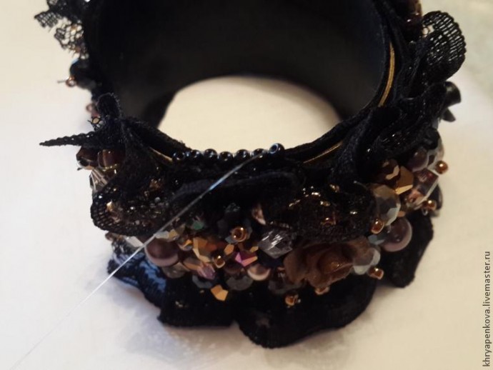 Браслет с кружевом в стиле барокко своими руками: часть 2