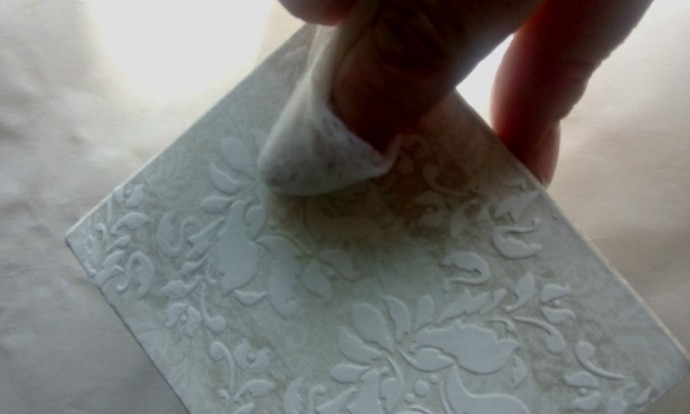 ​Декупаж короба для специй "Путешествие": часть 2