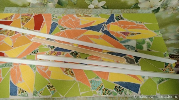 Делаем панно из битой плитки: часть 2