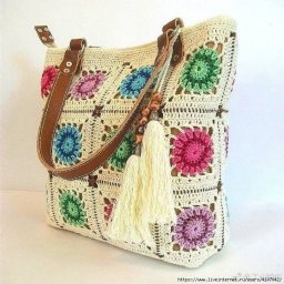 ​Яркая летняя сумка из мотивов