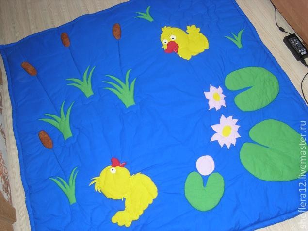 Детский коврик "Пруд с весёлыми утятами" Детский коврик "Пруд с весёлыми утятами"