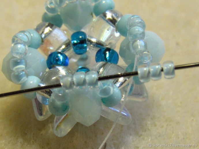 Плетем серьги-гвоздики "Лотос": часть 1 Плетем серьги-гвоздики "Лотос": часть 1