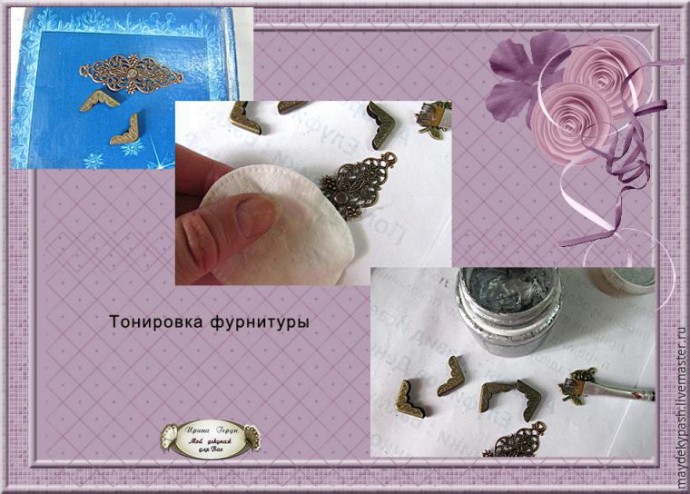 Декупаж ежедневника: мастер-класс, часть 4